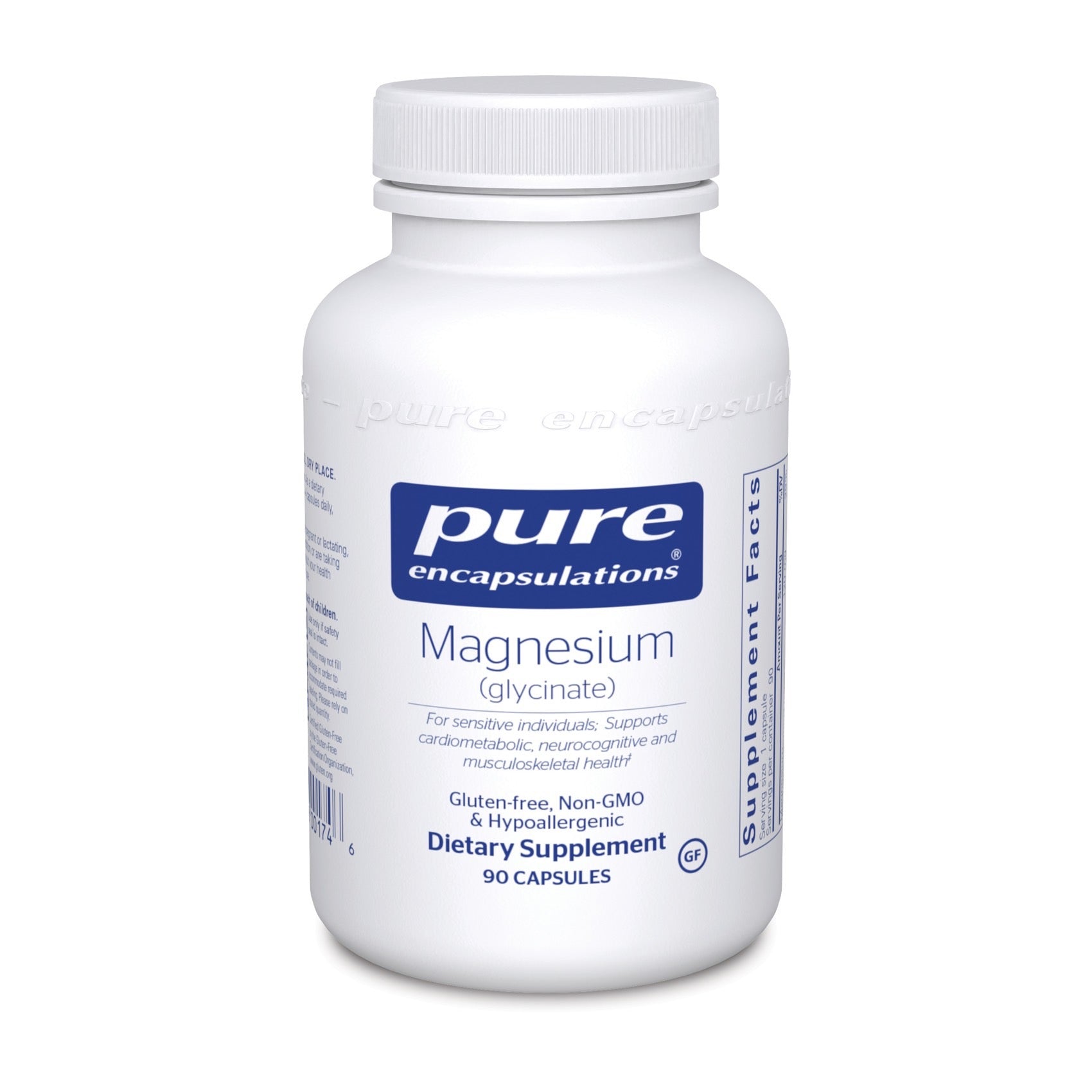 Pure Encapsulations Magnesium Glycinate 120 Mg, 90 Capsules