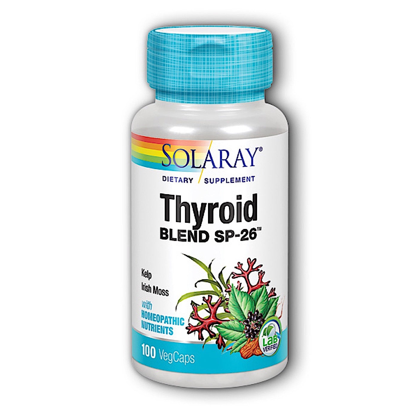 Solaray Thyroid Blend SP-26 100 Caps