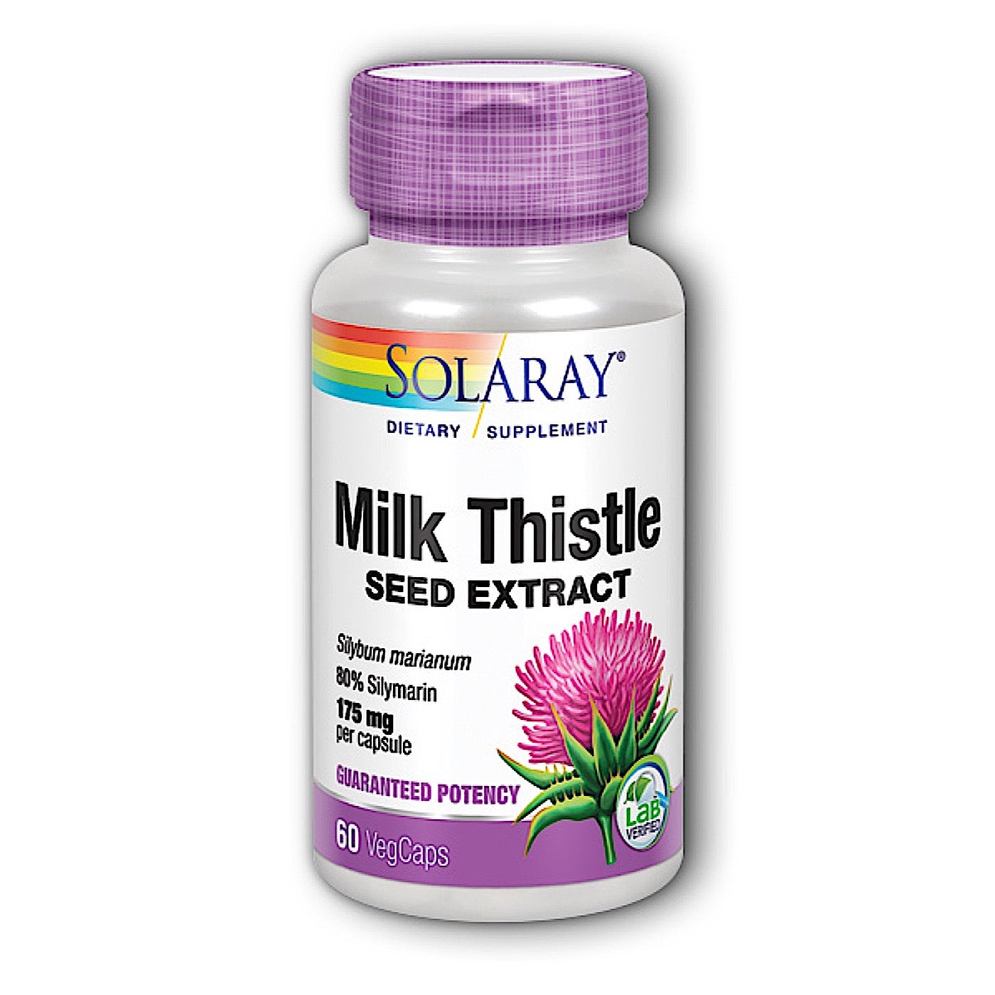 Solaray Milk Thistle Standardized Extract 175 Mg - 60 Capsules