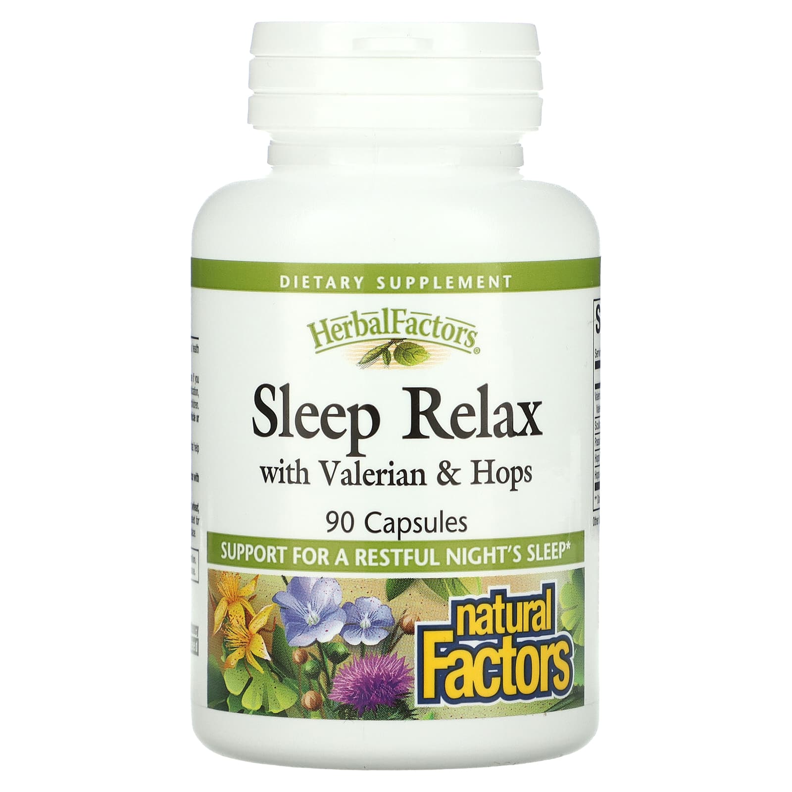 Natural Factors Sleep Relax Formula, 90 Capsules