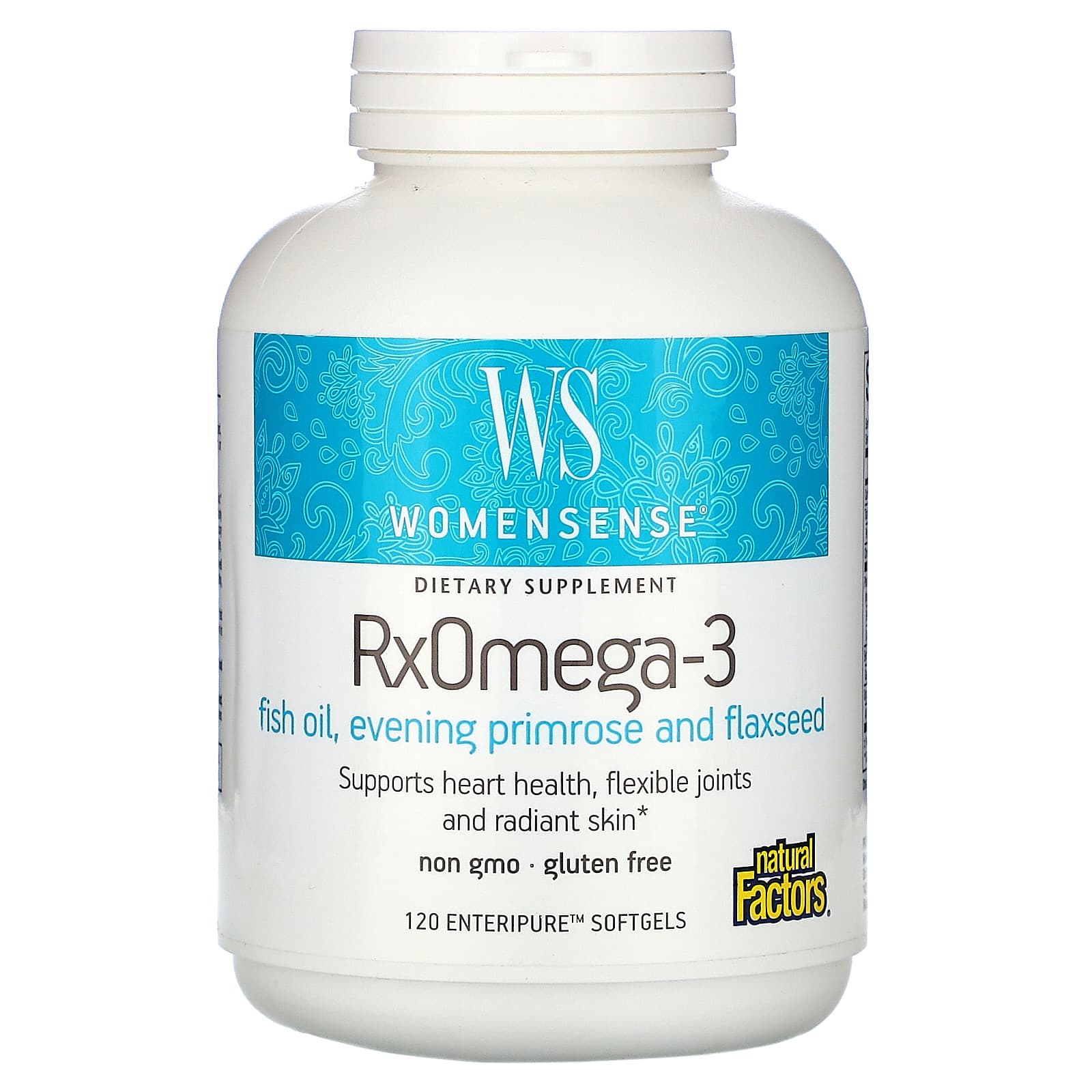 Natural Factors WomenSense Rx Omega-3 Fish Oil Concentrate