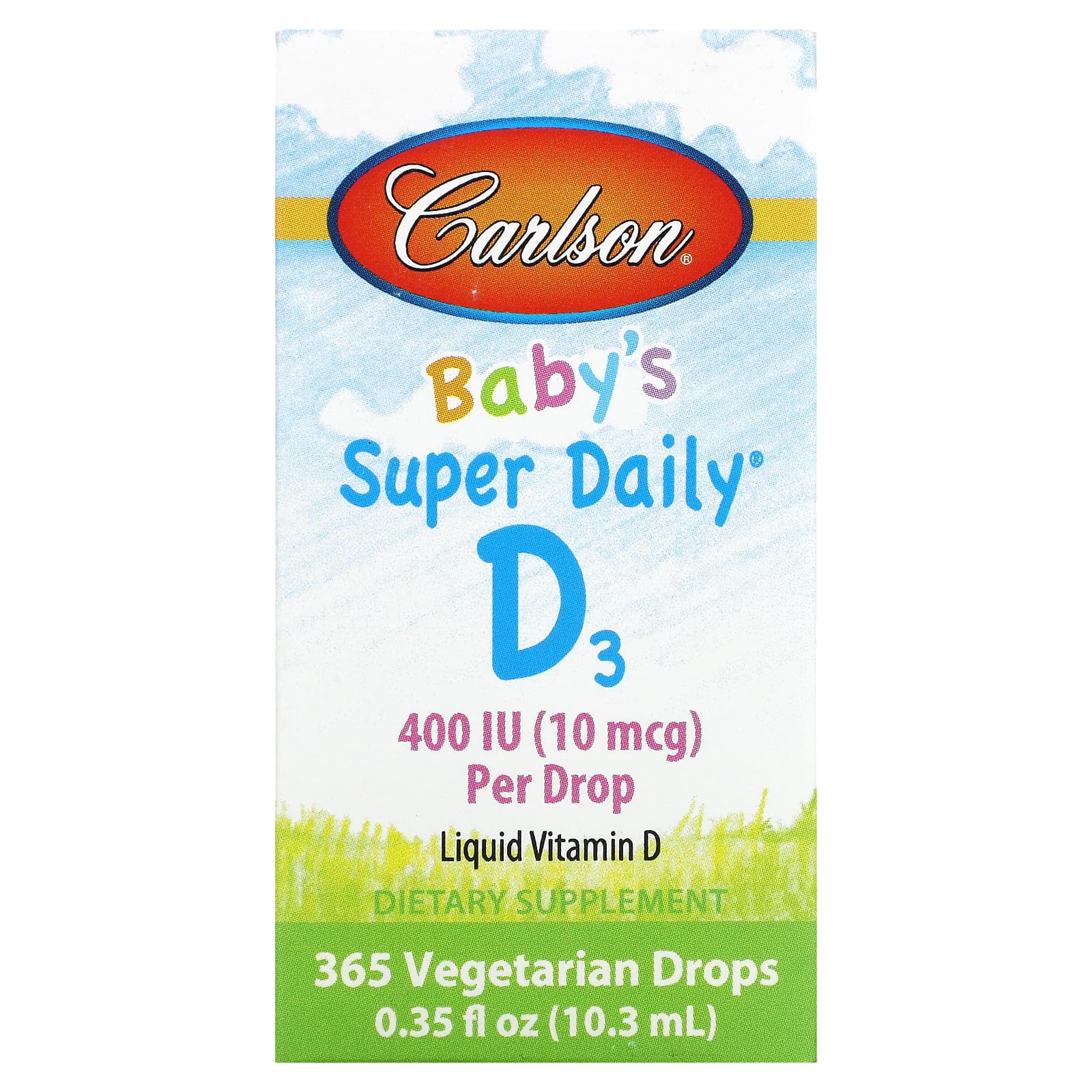 Carlson Labs Super Daily D3 For Baby Liquid Supplement