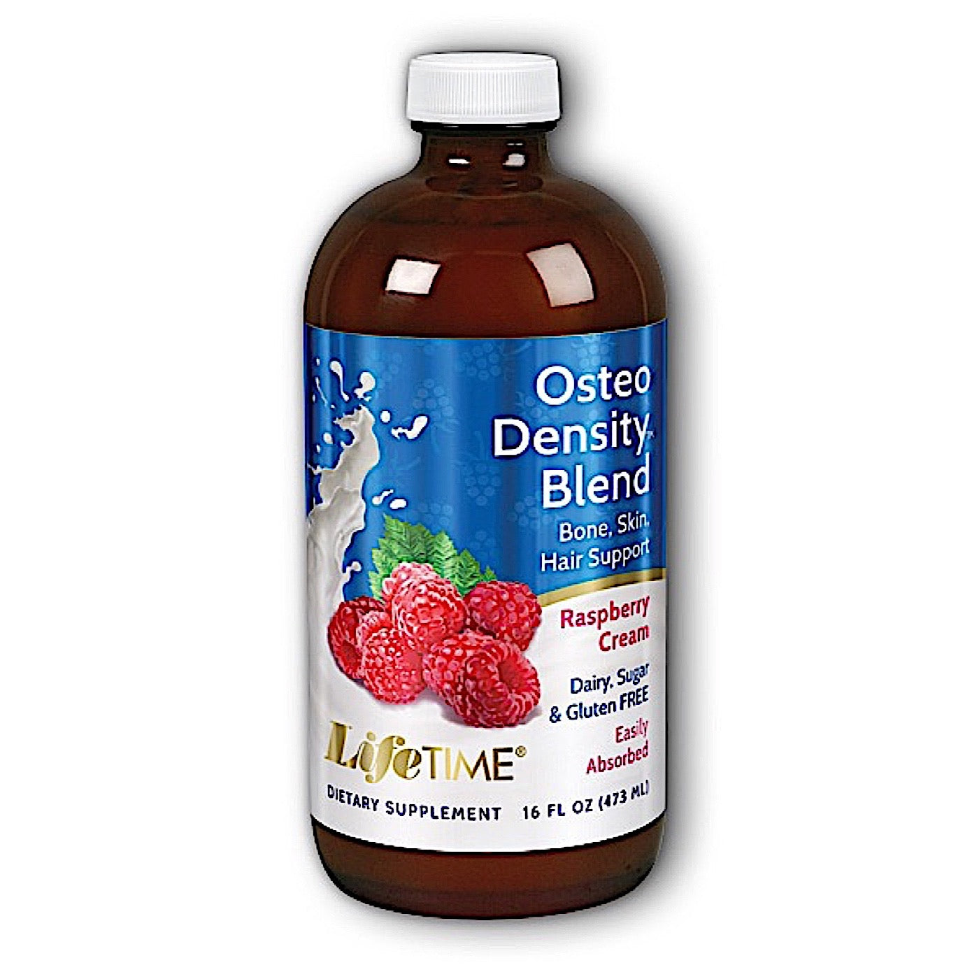 Lifetime Osteo Density Blend Raspberry Cream Flavor, 16 Oz, From Vitam ...