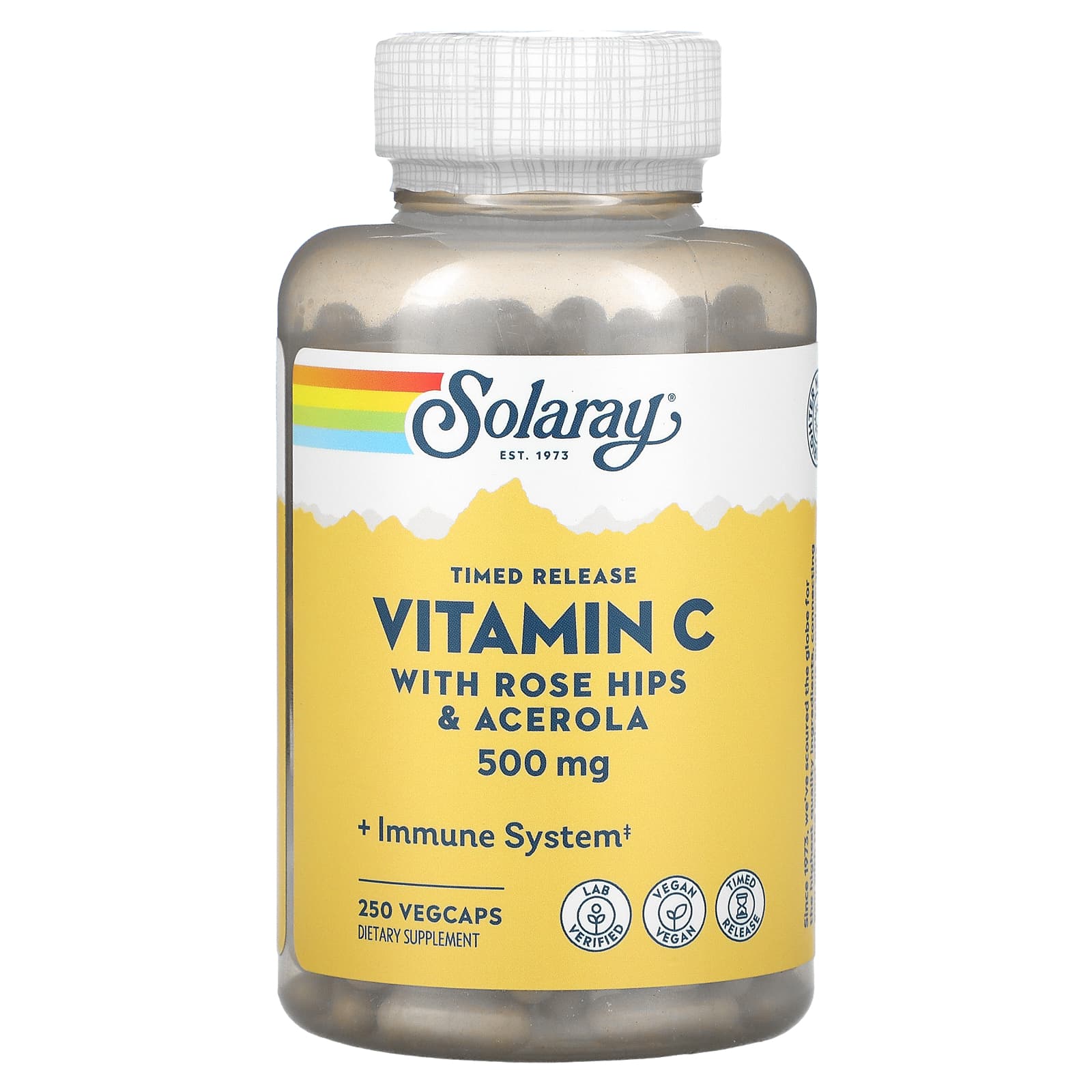 Solaray Vitamin C 500 Mg Timed Release Capsule