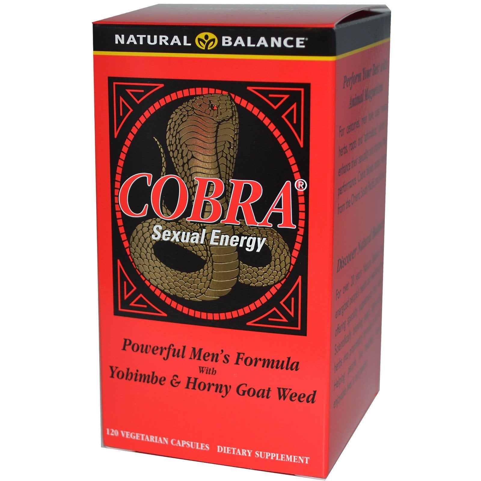 Natural Balance Cobra Sexual Energy Vegetarian Capsules