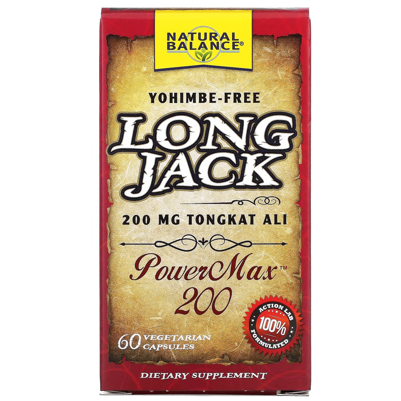 Natural Balance Long Jack Power Max 200 Equilibrio 60 Caps