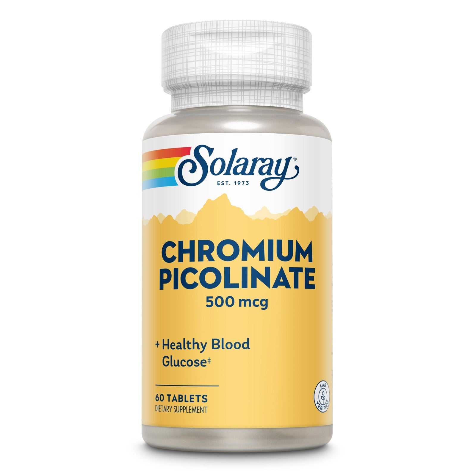 Solaray Chromium Picolinate 500 Mcg, 60 Tablets