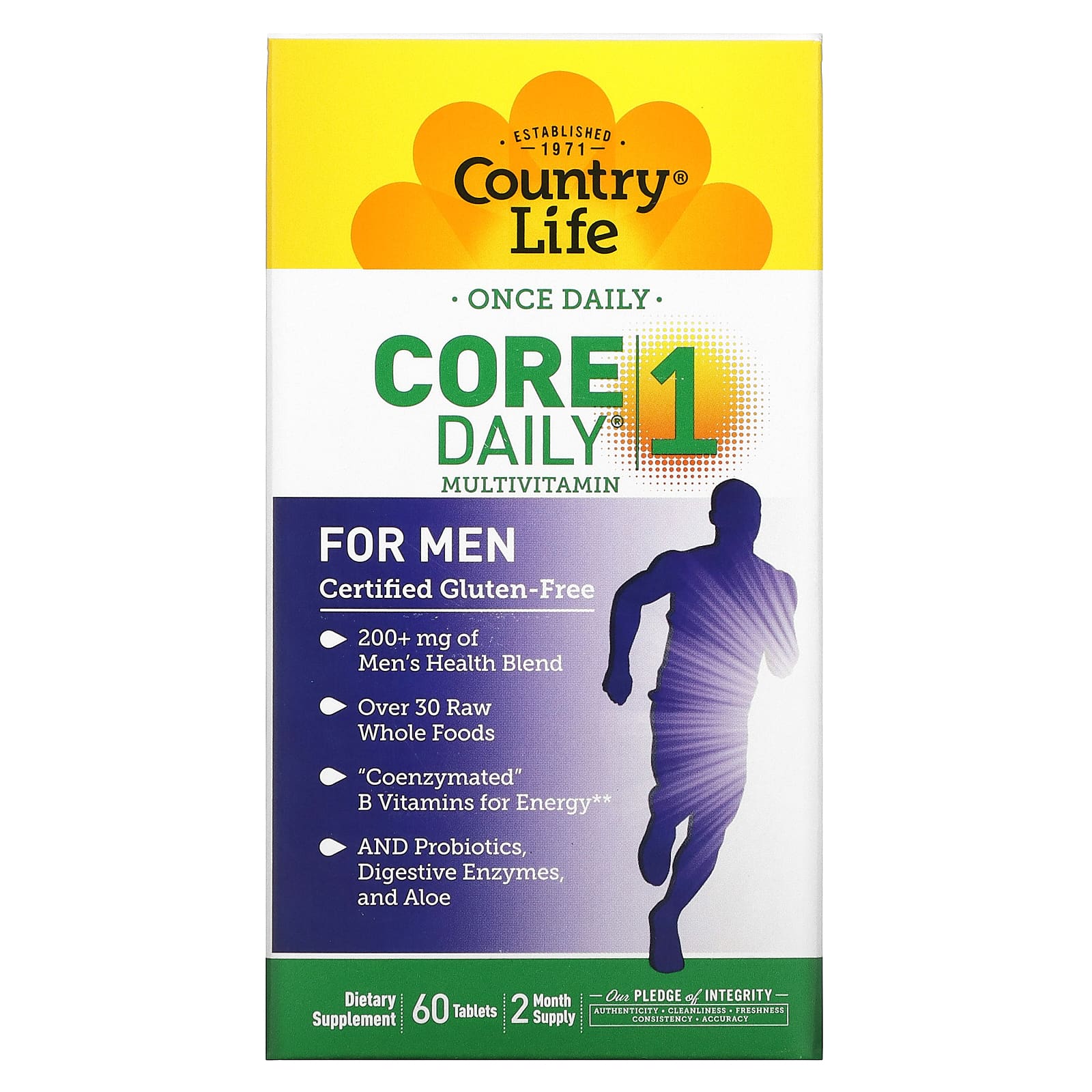 Country Life Core Daily One Men 60 Tabs