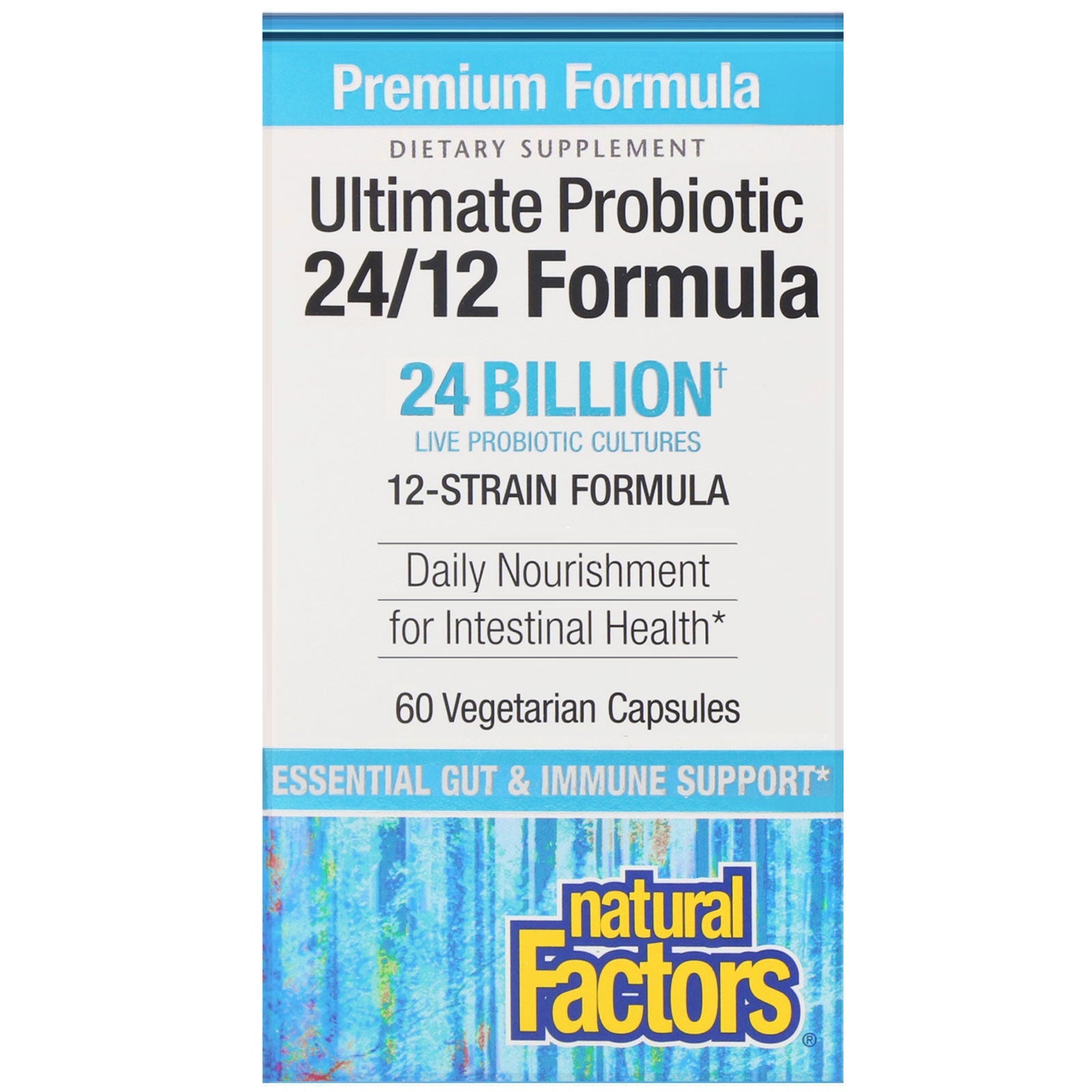 Natural Factors Ultimate Probiotic 24/12 Formula 24 Billion
