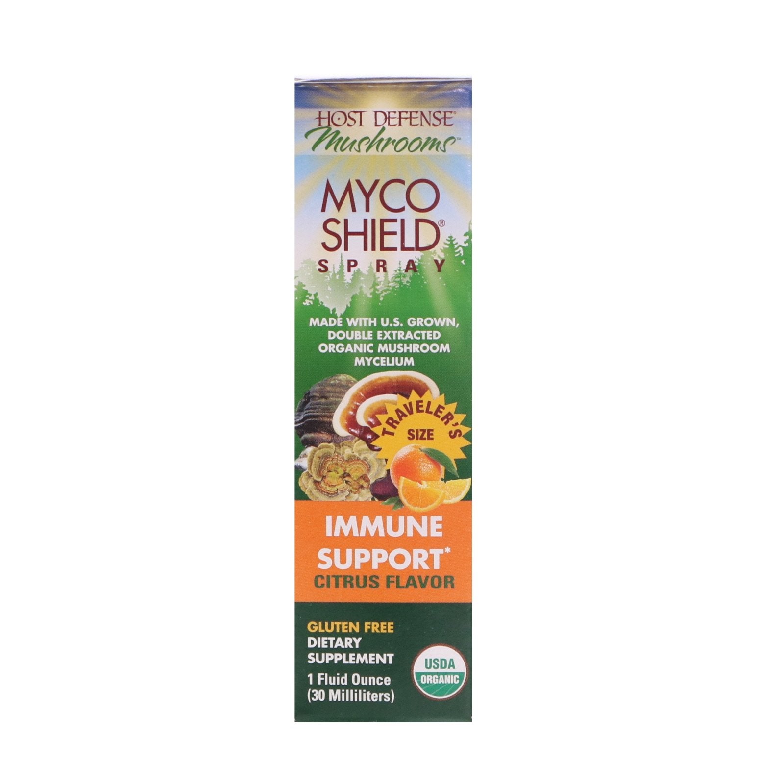 Host Defense Myco Shield Immune Support Citrus Spray, 1 Oz