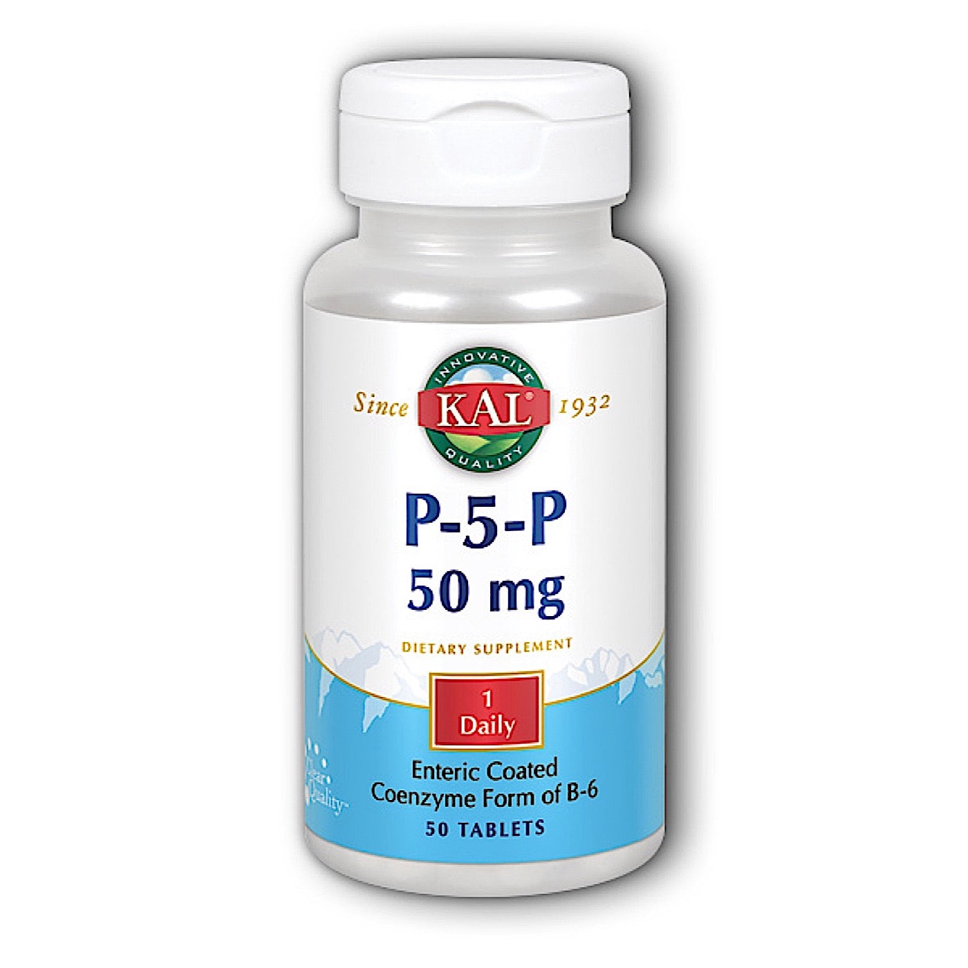 Kal P-5-P The Most Active Form Of B6 -- 50 Mg - 50 Tablets
