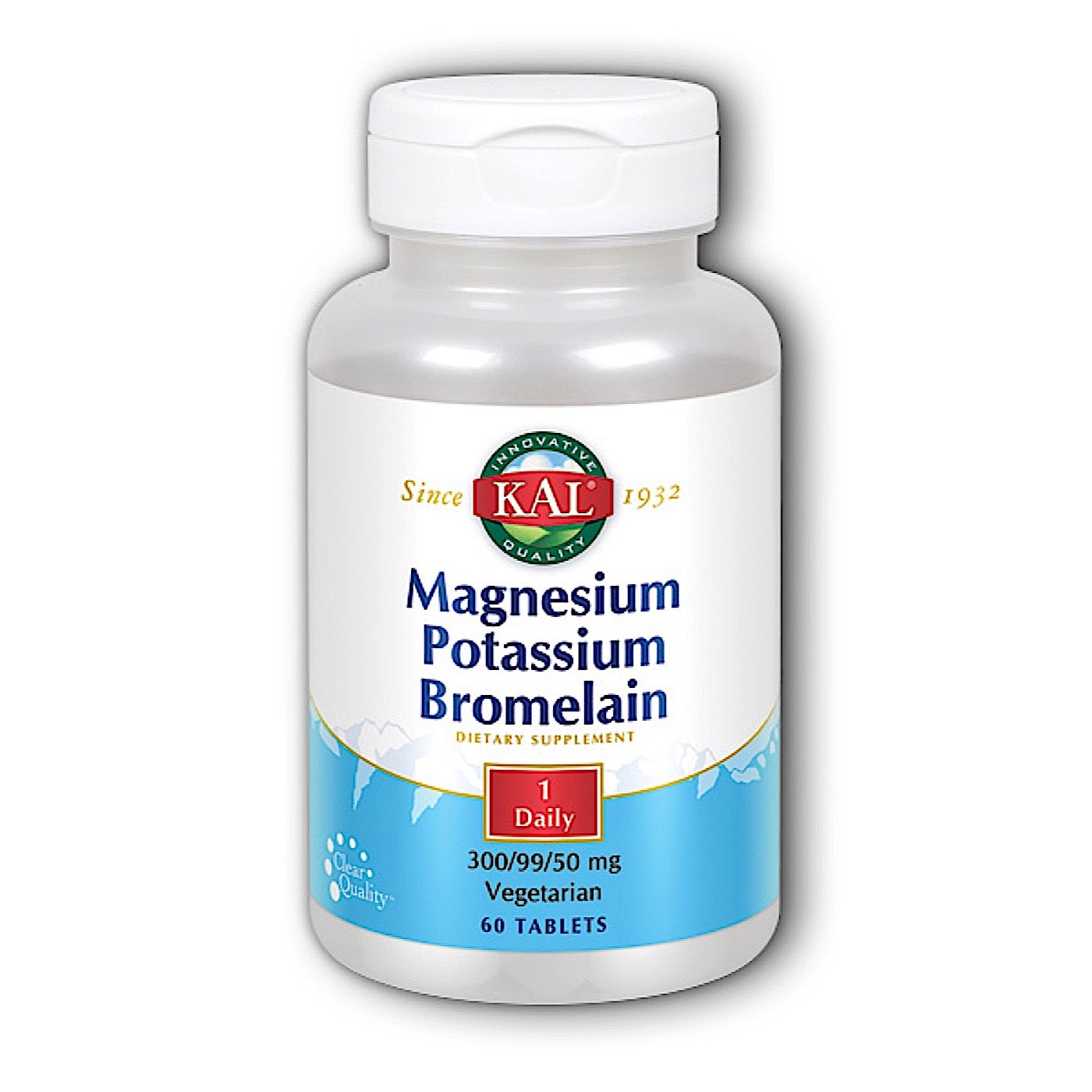 Kal Magnesium Potassium Bromelain - 60 Tablets