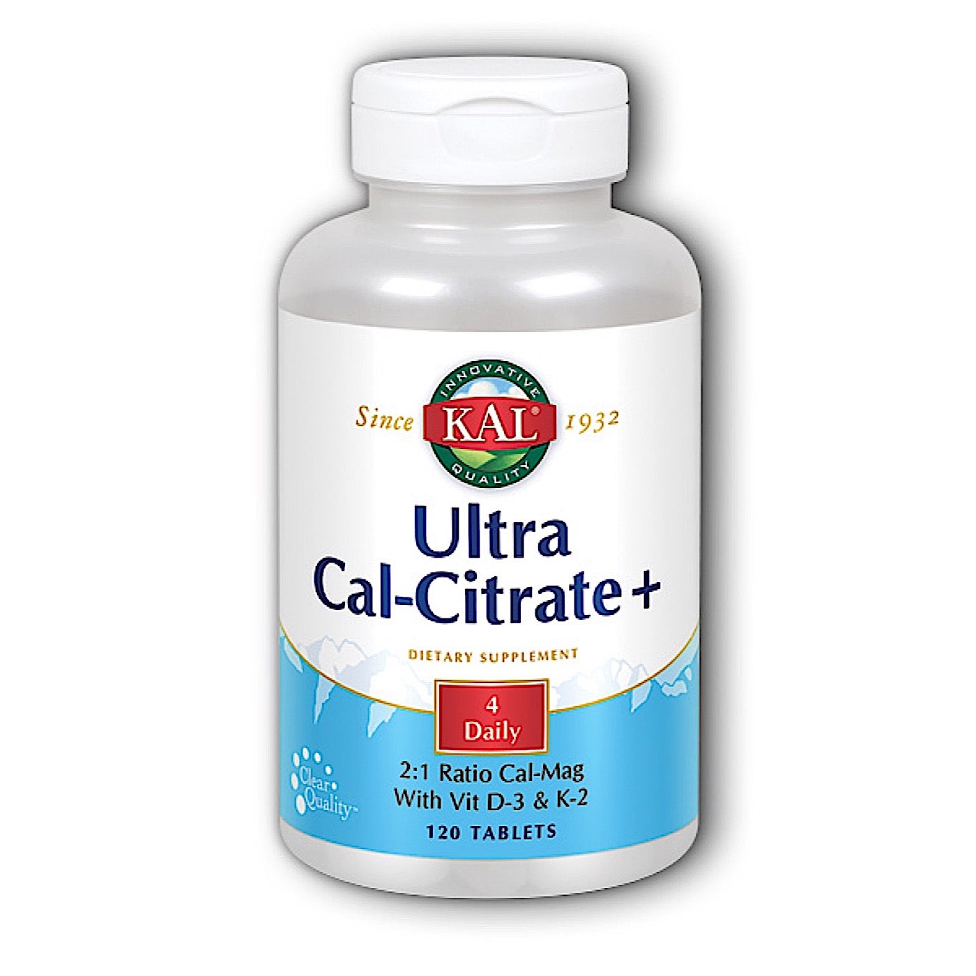 Kal Ultra Calcium Citrate Plus Tablets, 120 Count – Highland Health Foods