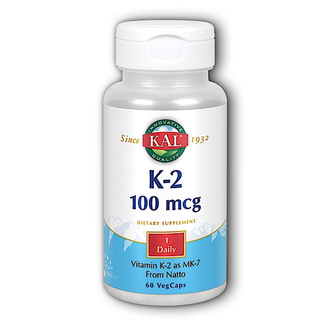 Kal 100 Mcg K2 Mk-7 Tablets, 60 Depend