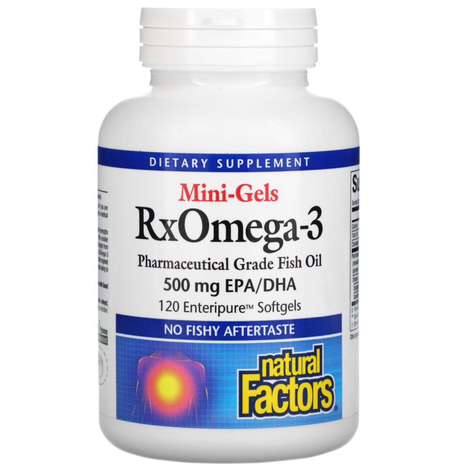 Natural Factors Mini Gels Rx Omega 3 Epa/dha 500mg 120sg