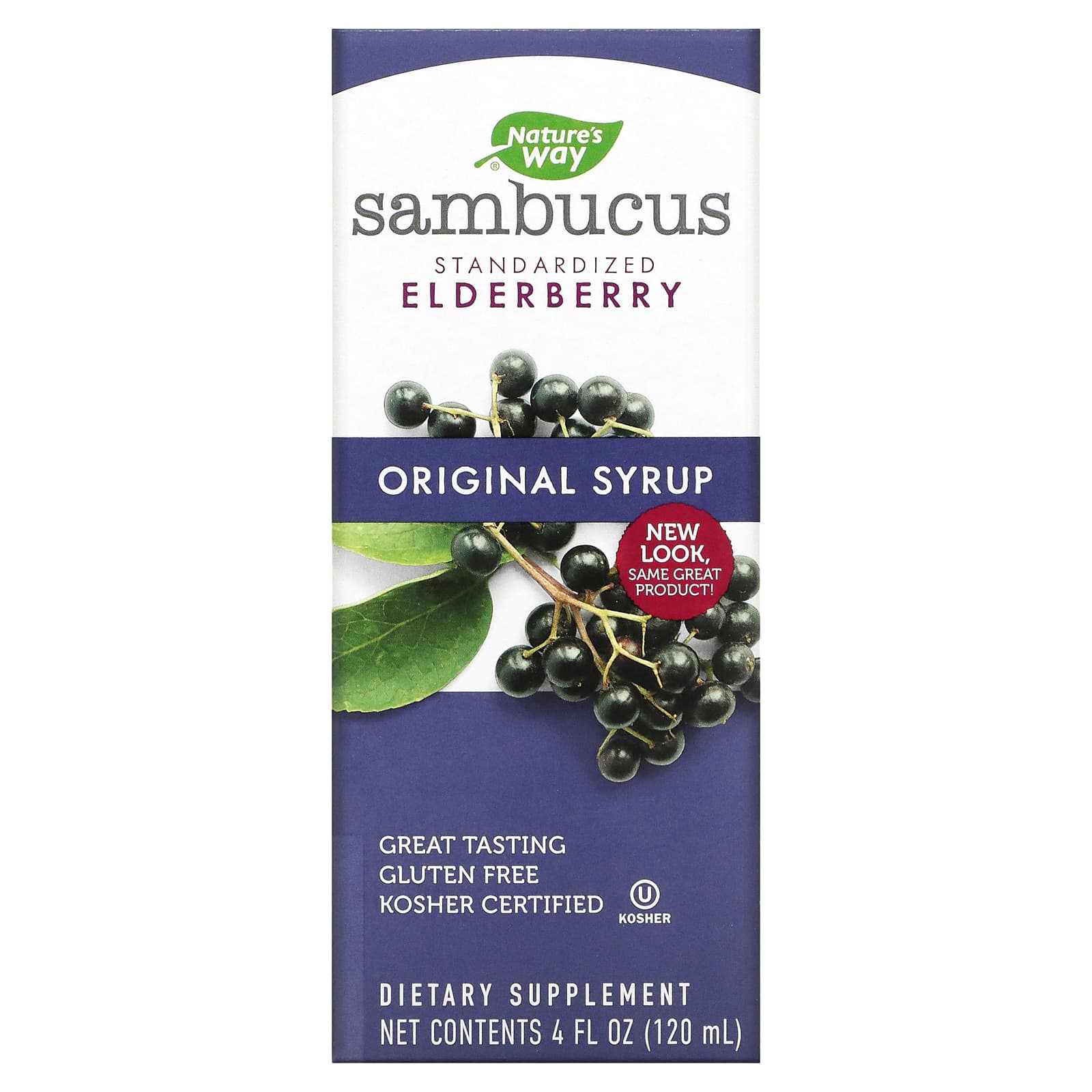 Nature's Way Sambucus Syrup, Original Black Elderberry