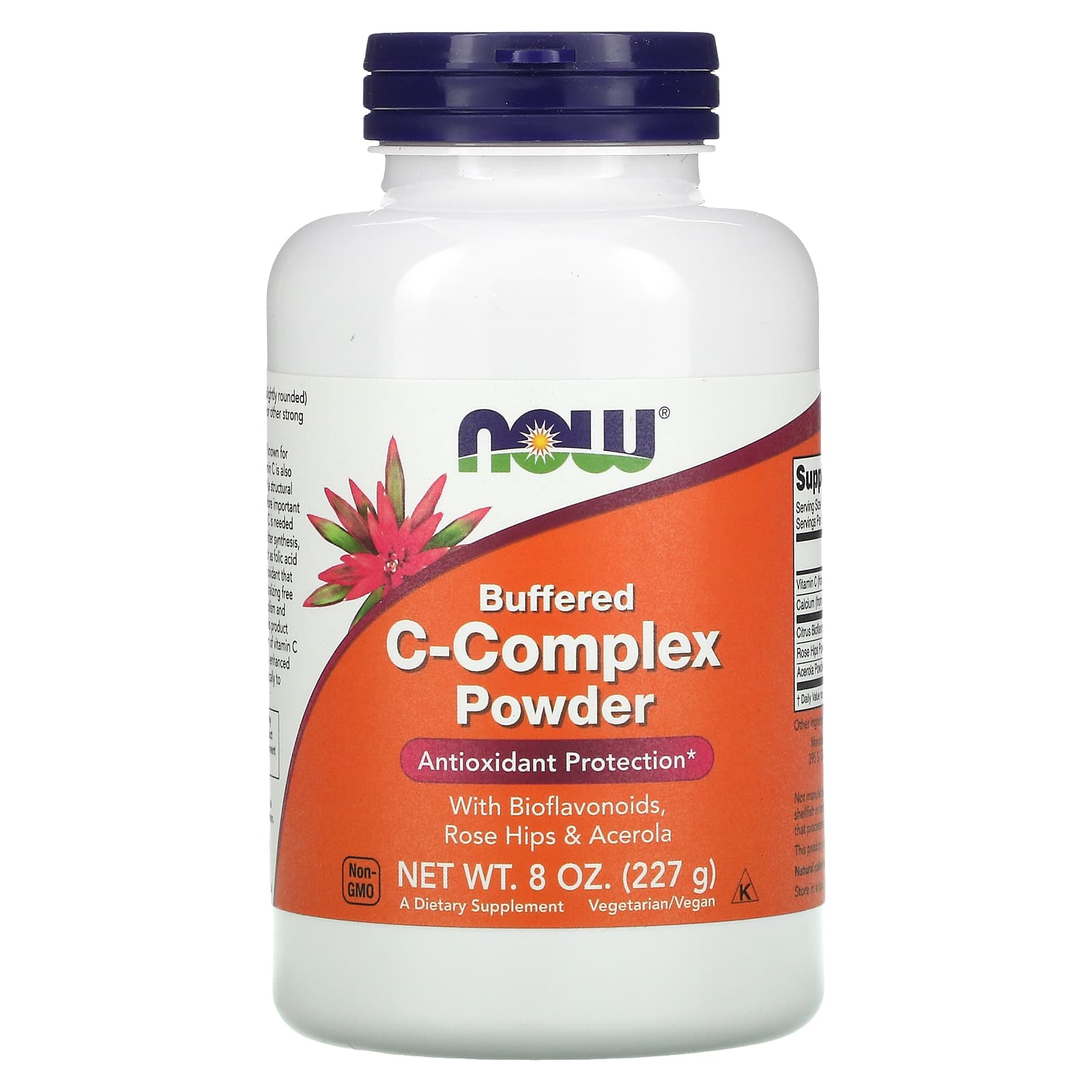Now Foods Supplements, Vitamin C-Complex Powder, With Bioflavonoids, Rose Hips & Acerola, Antioxidant Protection*, 8-Ounce