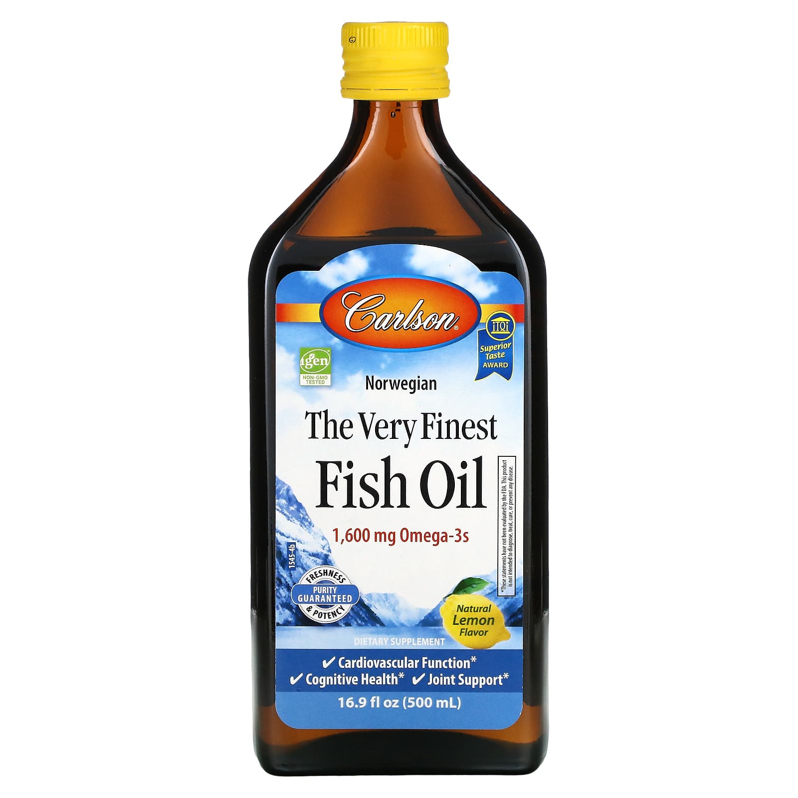 Carlson Labs Fish Oil Natural Lemon 500 Ml