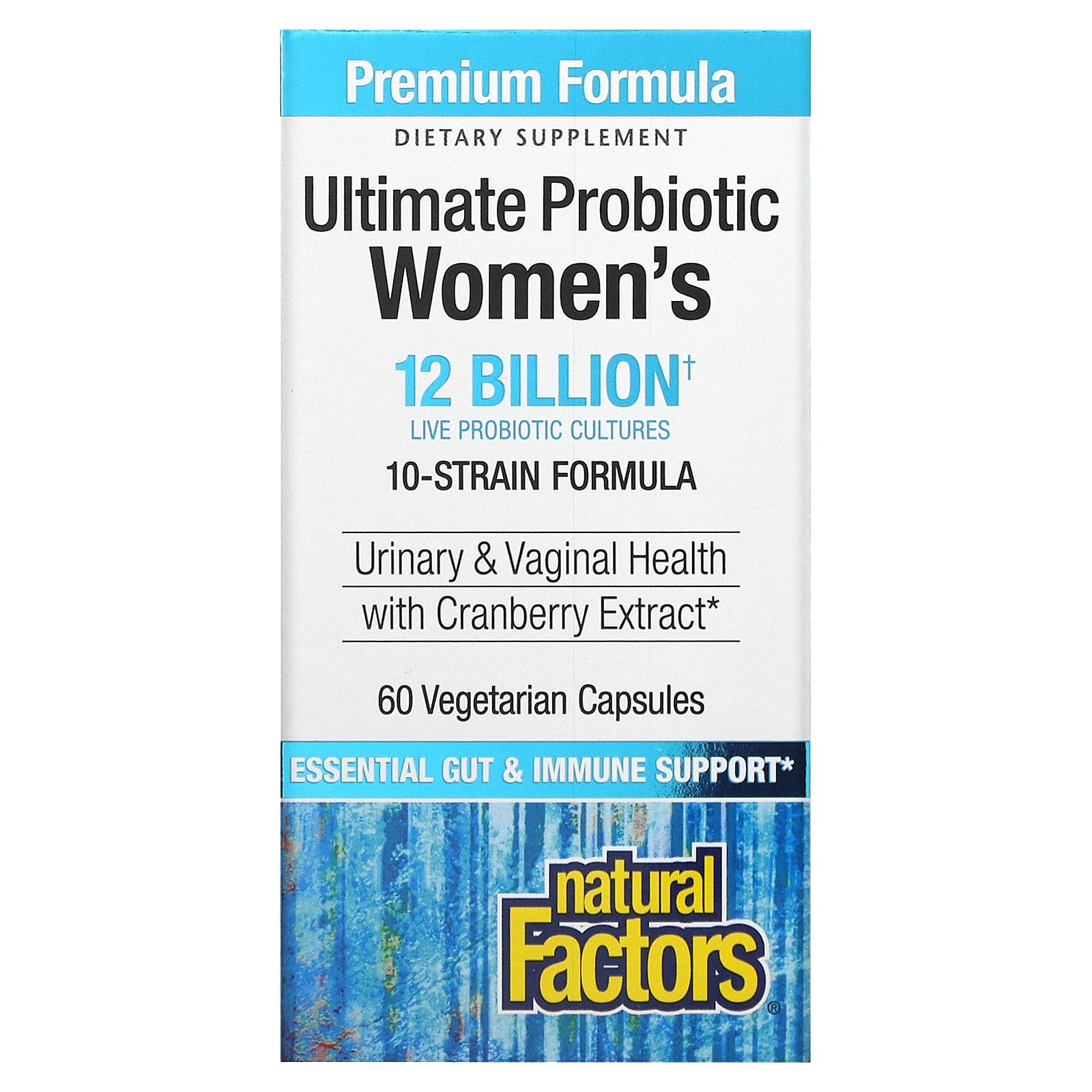 Natural Factors Ultimate Probiotic Women's Formula, 60 Capsules