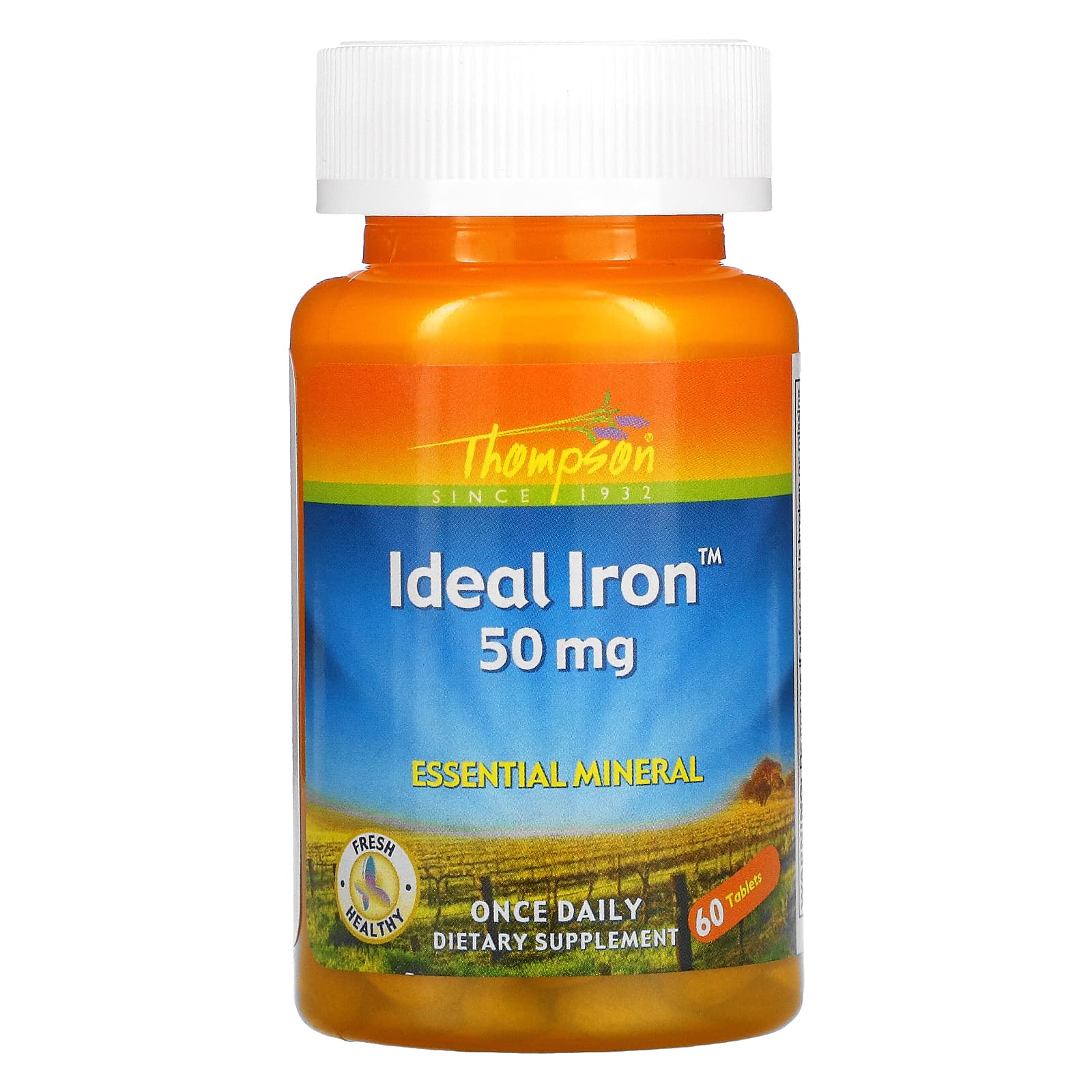 Thompson Ideal Iron 50 MG 60 Tabs By Nutritional Products