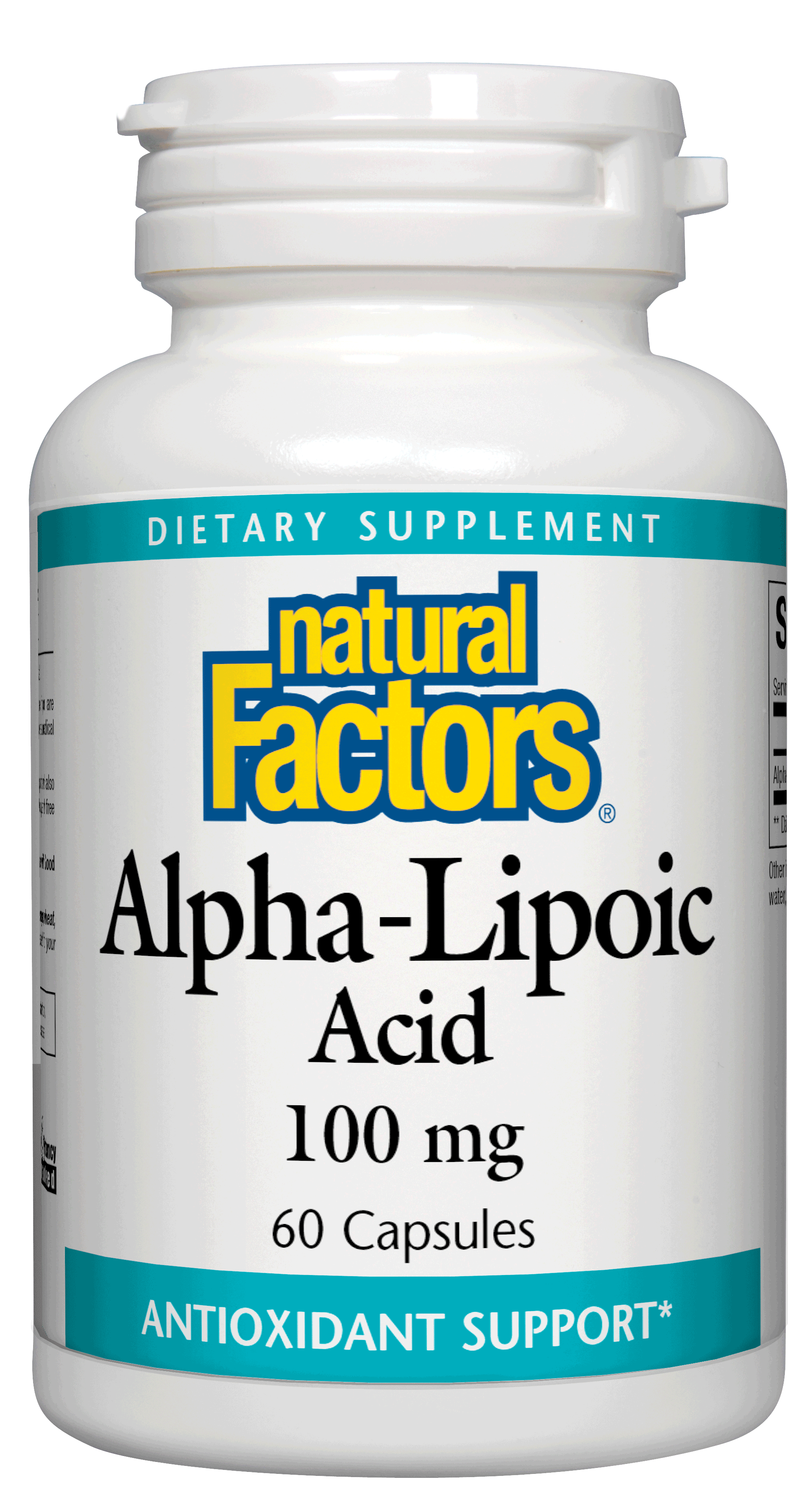 Natural Factors Factors-Alpha-Lipoic Acid 100 Mg 60 CAP