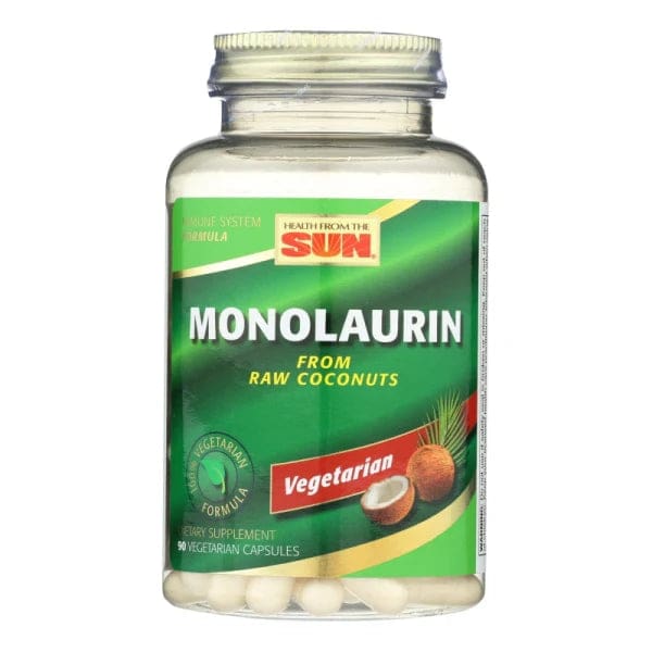 Health From The Sun Natures Life Monolaurin, Vegetarian Capsules