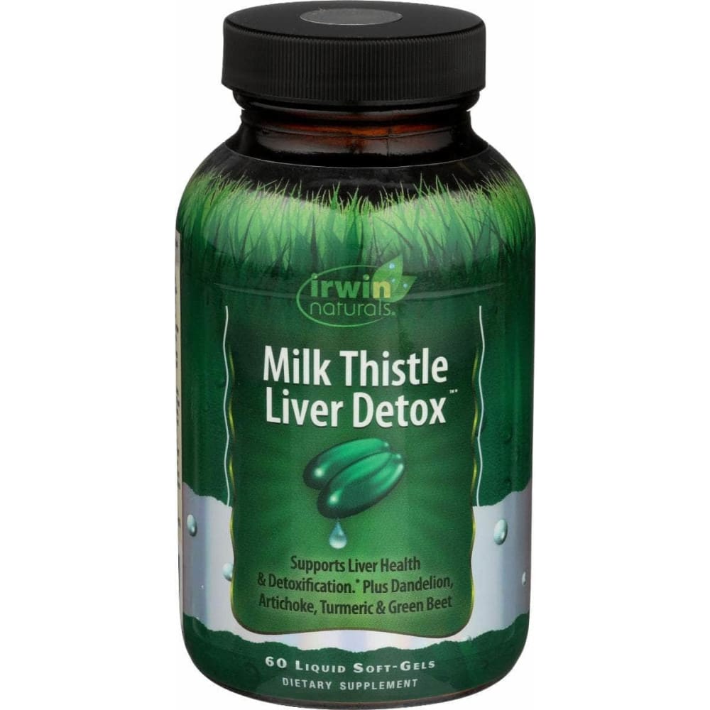 Irwin Naturals Milk Thistle Liver Detox Dietary Supplement Liquid Soft-Gels - 60ct