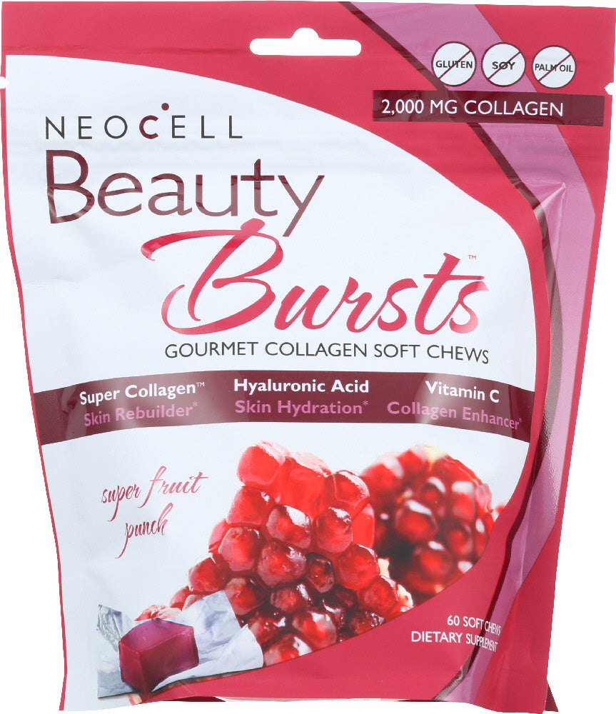Neocell Beauty Bursts - Super Fruit Punch 60 Soft Chews