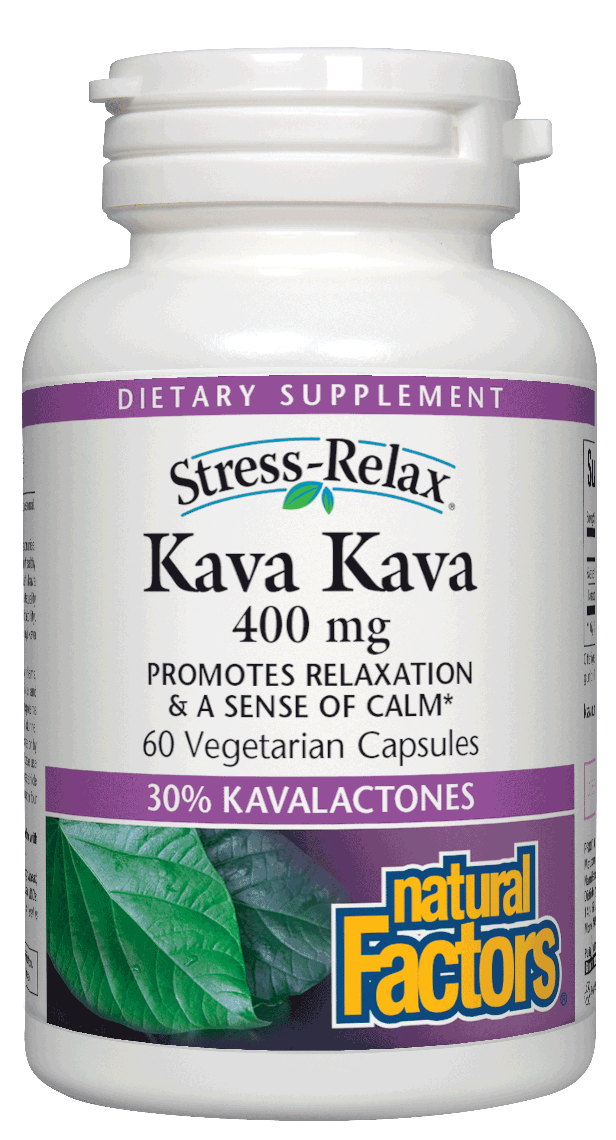 Natural Factors Stress-Relax - Kava Kava - 250 Mg