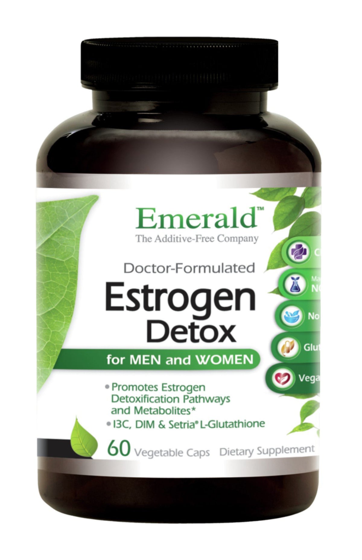Emerald Labs Estrogen Detox - 60 Vegetable Capsules