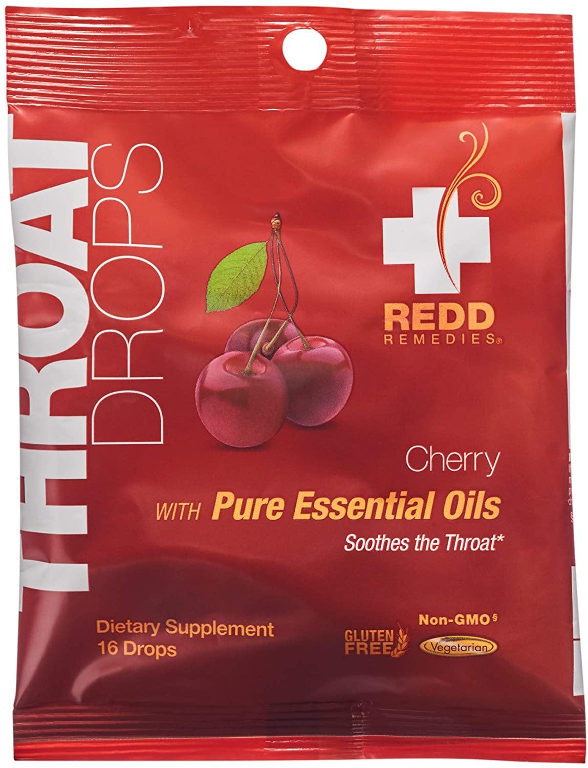 Redd Remedies - Cherry Throat Drops - Highland Health Foods