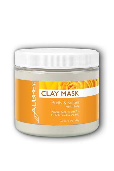 Aubrey Organics  -Clay Mask 16oz - Highland Health Foods