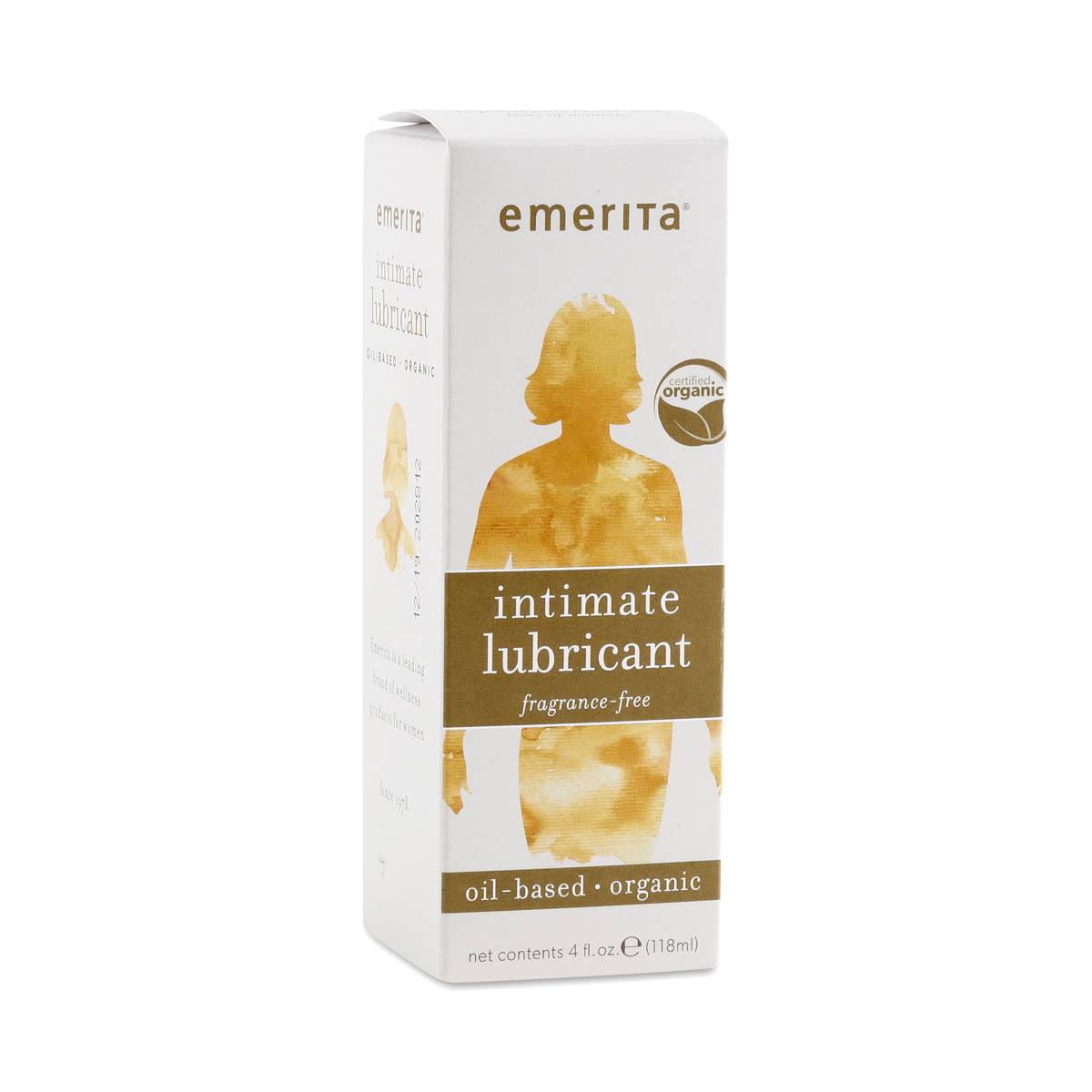 Emerita Sexual Vitality Products Organic Oil Based Lubricant 4 Oz