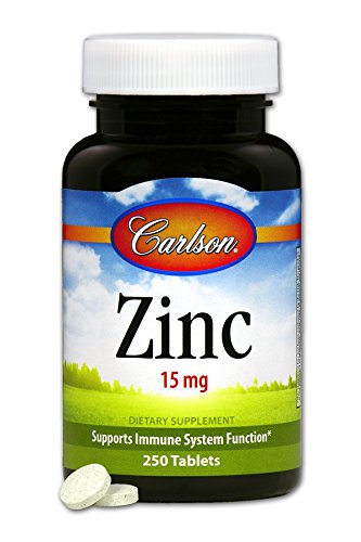 Carlson Labs Zinc, 15 Mg, 250 Tablets, From Laboratories