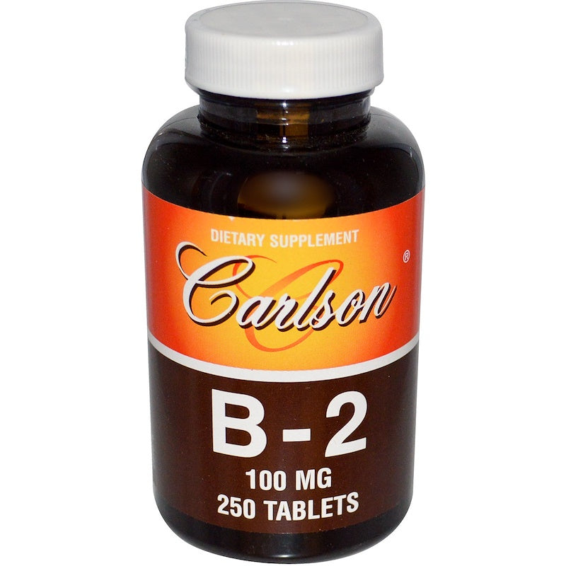 Carlson Labs B-2, 100 Mg, 250 Tablets, From Laboratories