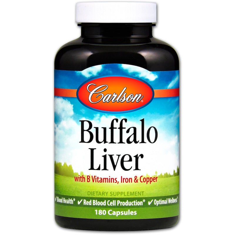 Carlson Labs Buffalo Liver, 180 Capsules