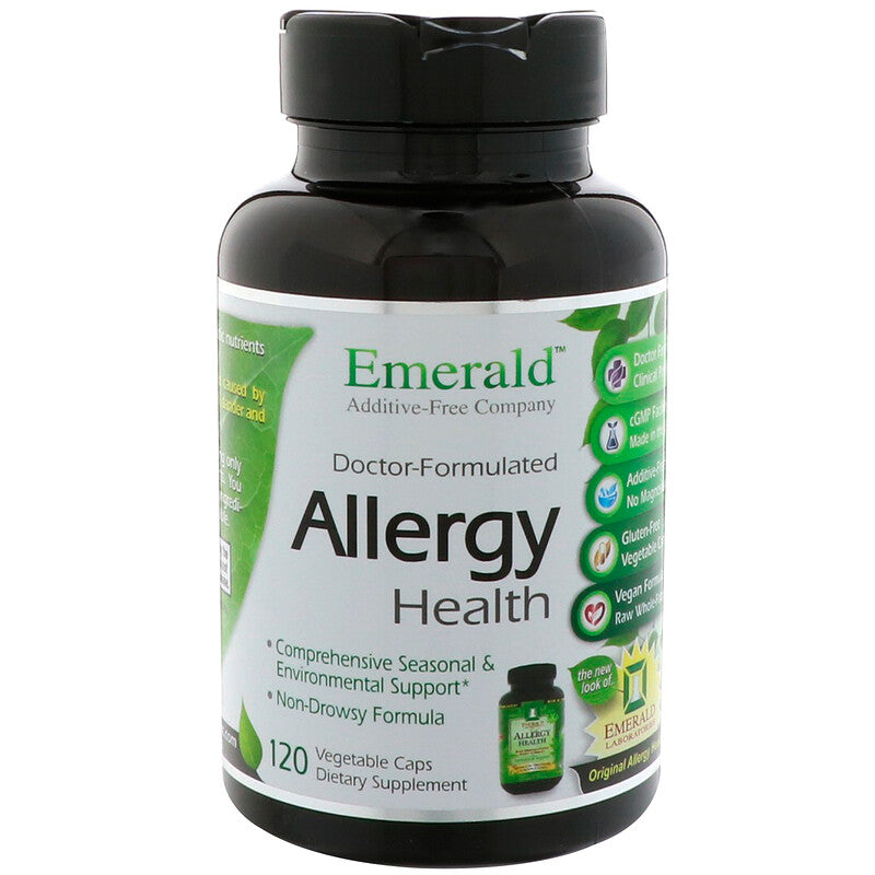 Emerald Labs Laboratories, Allergy Health, 120 Vegetable Caps