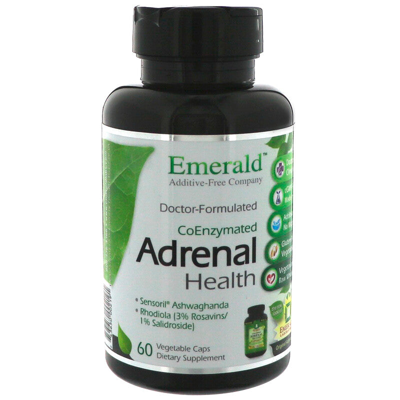 Emerald Labs Laboratories, Coenzymated Adrenal Health, 60 Vegetable Caps