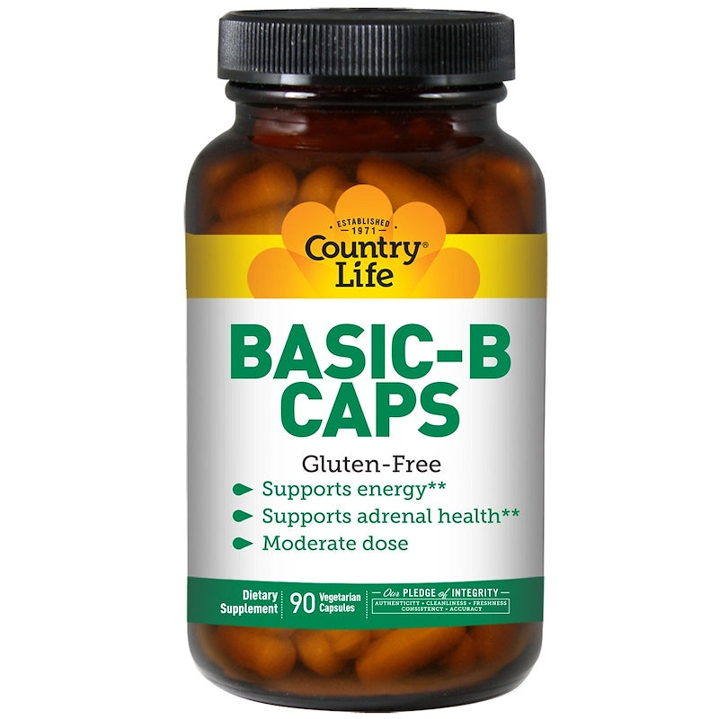 Country Life Basic-B Caps, 90 Vegetarian Capsules