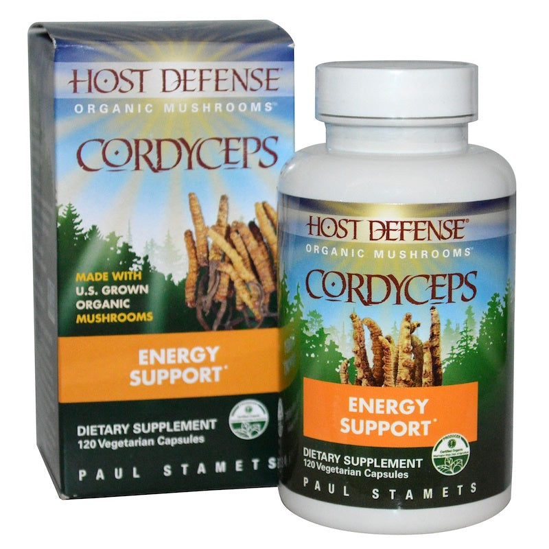 Host Defense Cordyceps Energy Support - 120 Vegetarian Capsules