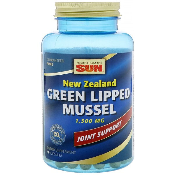 Health From The Sun Zealand Green Lipped Mussel, 1500 Mg, 90 Capsules