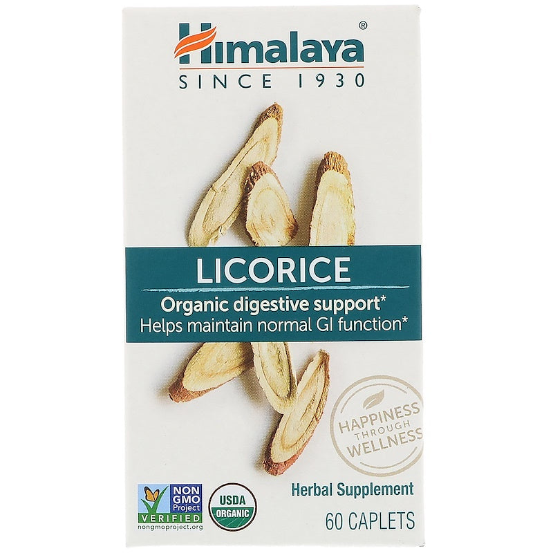 Himalaya Organic Licorice For Digestion, Gas, Nausea & Heartburn Relie ...