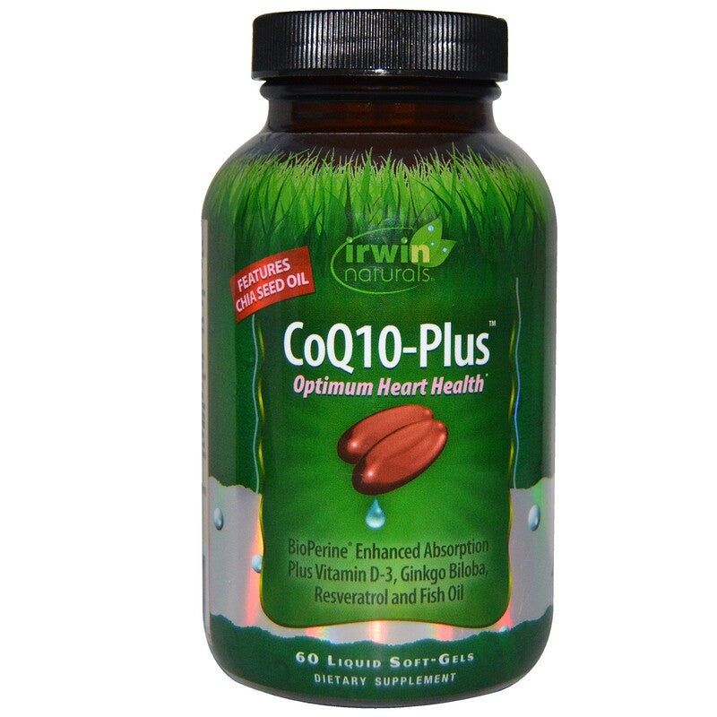 Irwin Naturals Coq10 Plus Optimum Heart Health, 60 Sg