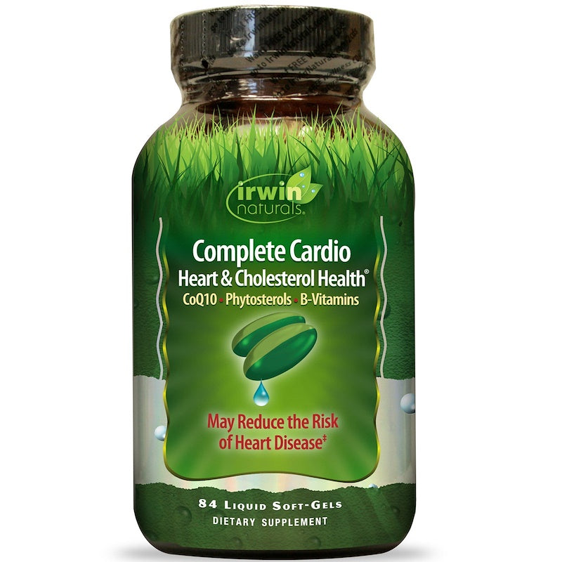 Irwin Naturals Complete Cardio, Heart & Cholesterol Health, 84 Liquid Soft-Gels