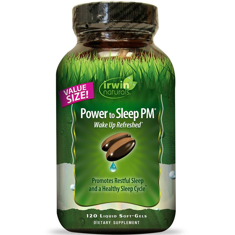 Irwin Naturals Power To Sleep PM, 120 Liquid Soft-Gels