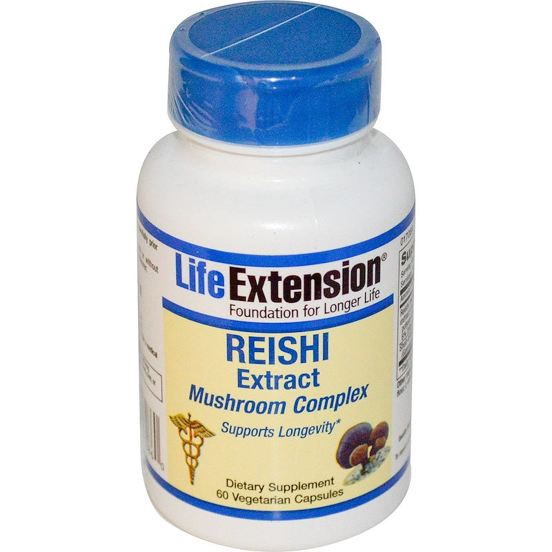 Life Extension Reishi Extract Mushroom Complex, 60 Vegetarian Capsules