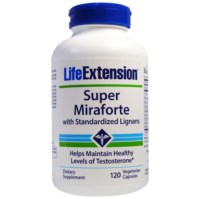 Life Extension Super Miraforte With Standardized Lignans, 120 Vegetarian Capsules