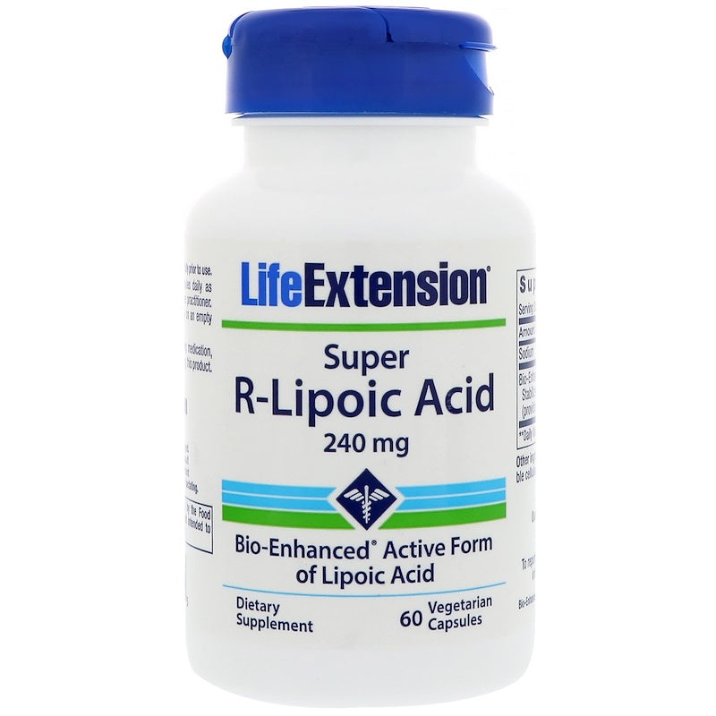 Life Extension Super R-Lipoic Acid, 240 Mg, 60 Vegetarian Capsules