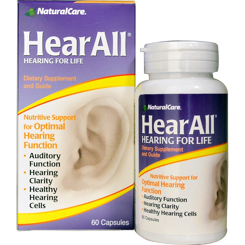 Natural Care HearAll Hearing For Life 60 Capsules