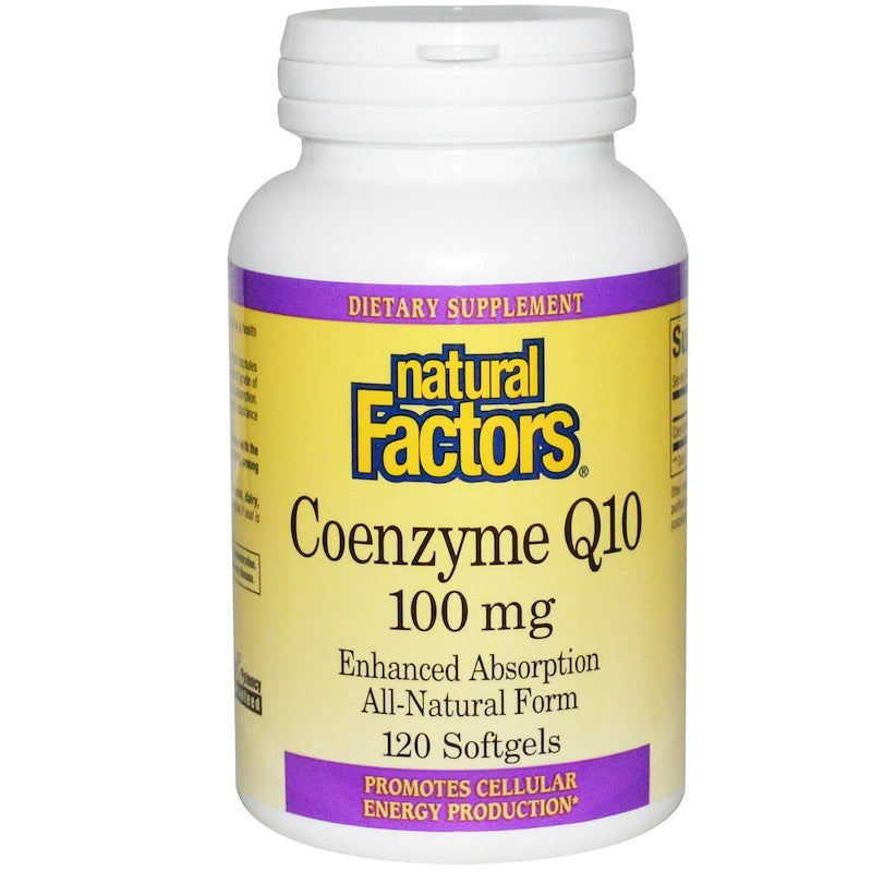 Natural Factors Coenzyme Q10 100 Mg
